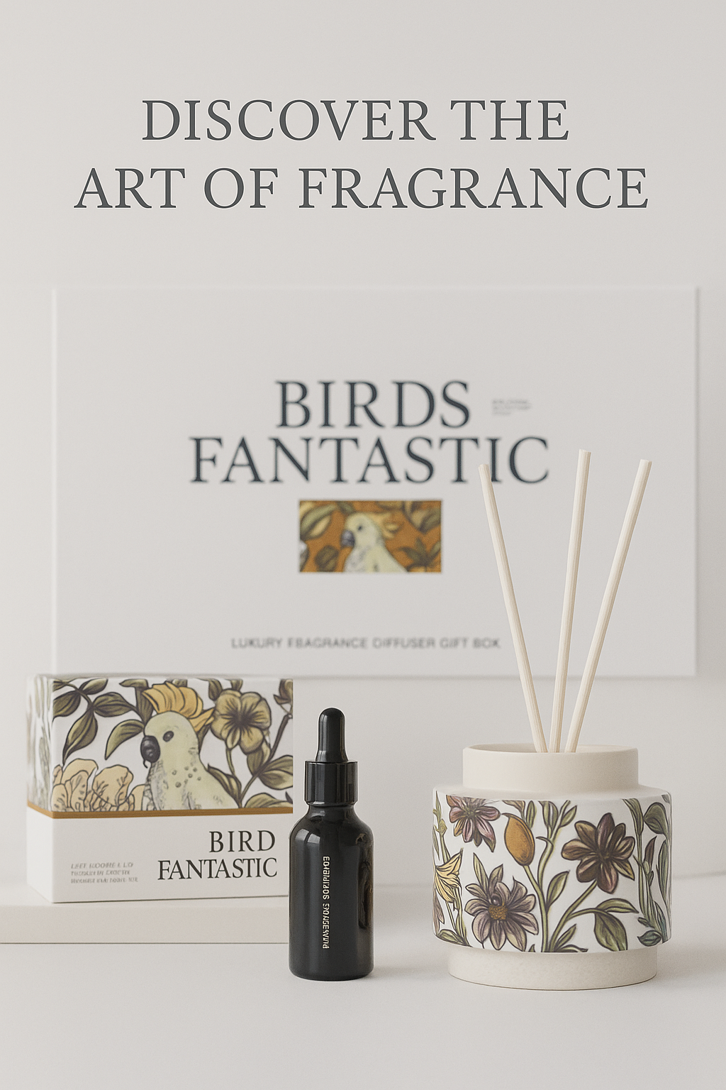 BIRDS FANTASTIC – FRAGRANCE LUXURY DIFFUSER SET
